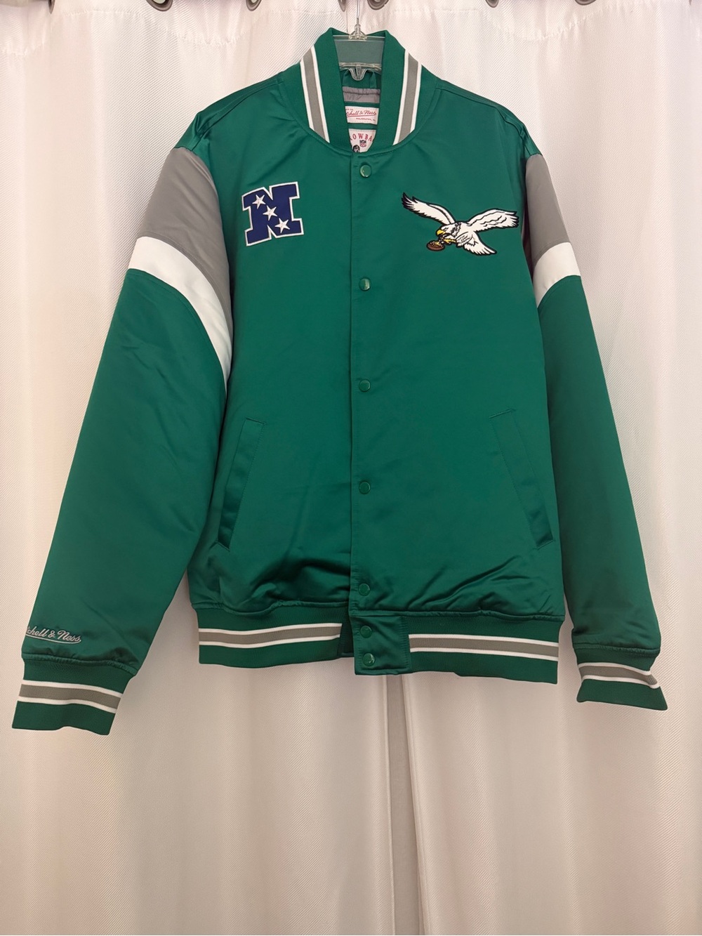 Kelly Green Philadelphia Eagles Bomber Jacket